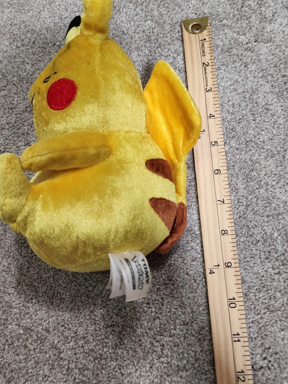 Pikachu Yellow Plush Toy - Cute Winking Pokemon Plush